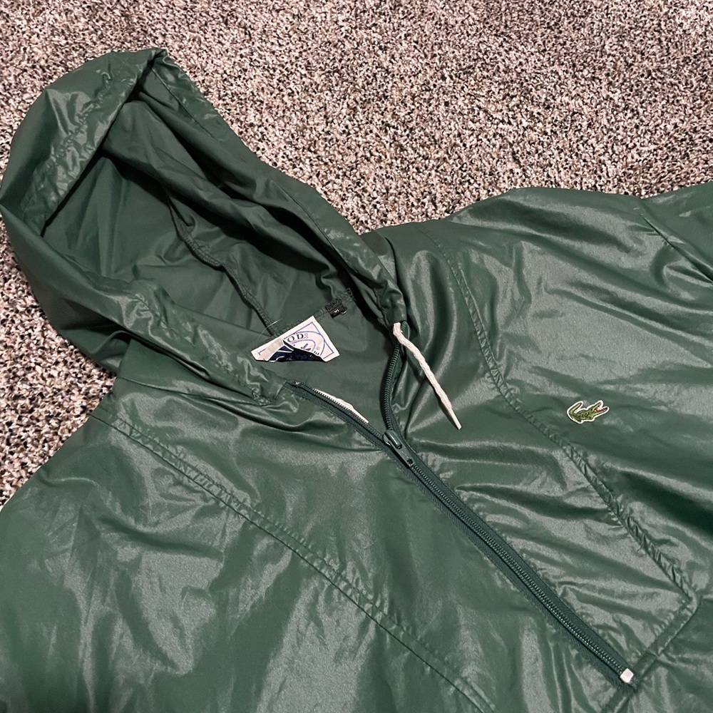Lacoste Dark Green Windbreaker